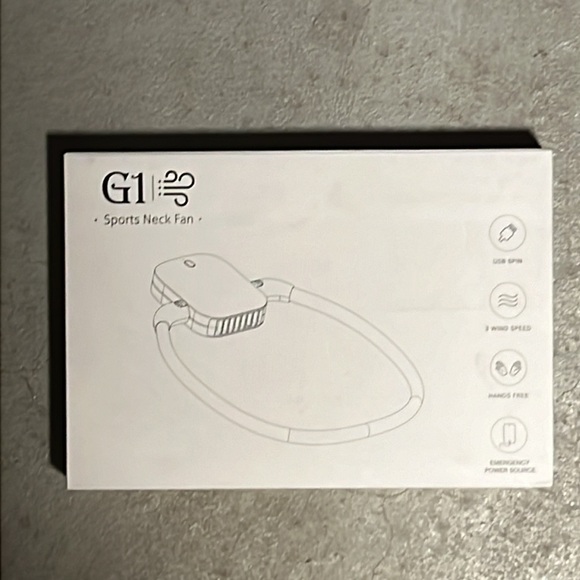 G1 USB Portable Sports Hanging Neck Fan - NEW - Picture 8 of 8